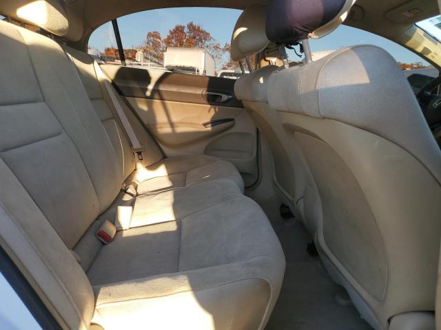 2HGFA16578H320523 - 2008 HONDA CIVIC LX WHITE photo 10