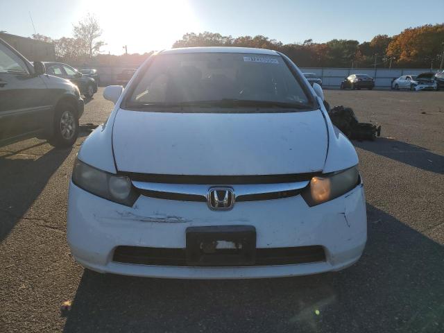 2HGFA16578H320523 - 2008 HONDA CIVIC LX WHITE photo 5