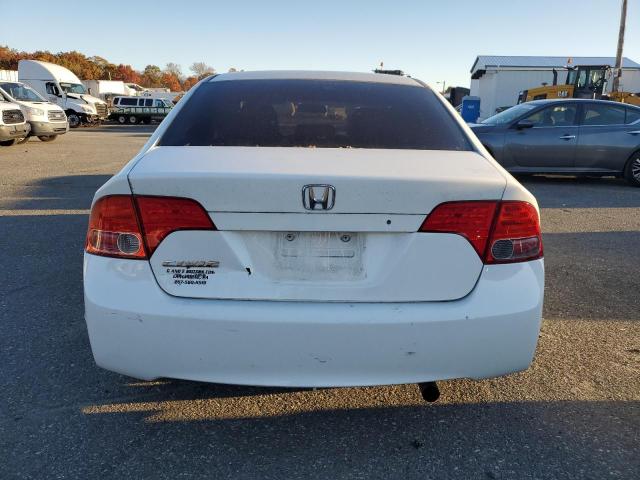 2HGFA16578H320523 - 2008 HONDA CIVIC LX WHITE photo 6