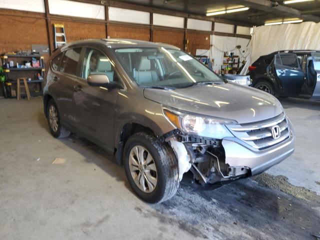 5J6RM4H7XDL028195 - 2013 HONDA CR-V EXL GRAY photo 4
