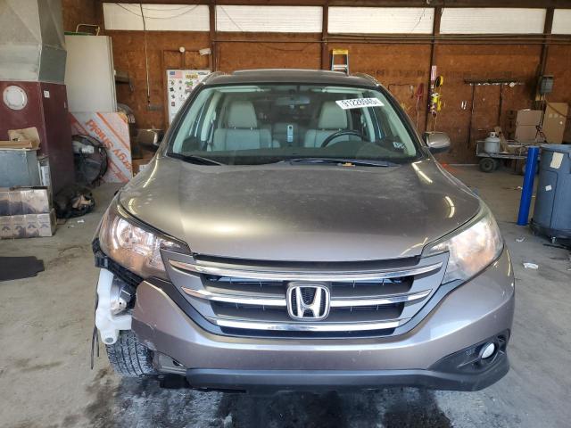 5J6RM4H7XDL028195 - 2013 HONDA CR-V EXL GRAY photo 5