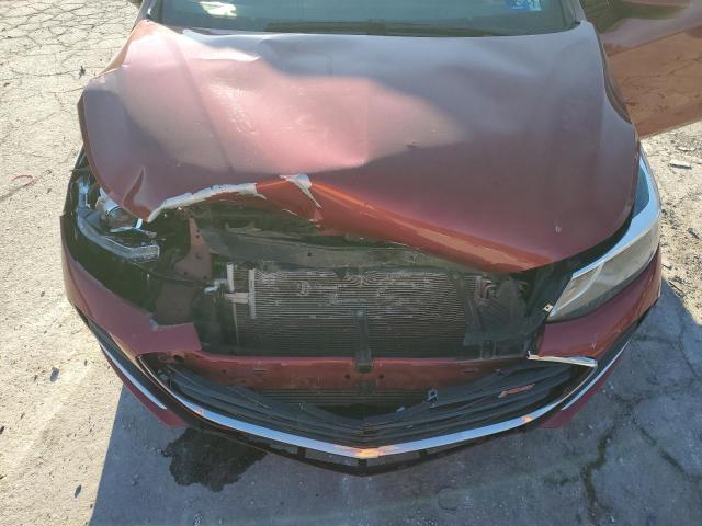 3G1BE6SMXKS547665 - 2019 CHEVROLET CRUZE LT RED photo 11