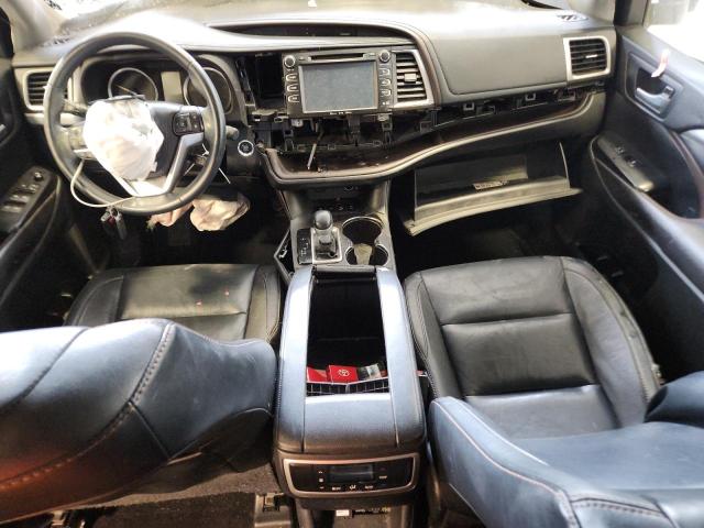 5TDJKRFH6GS503572 - 2016 TOYOTA HIGHLANDER XLE Մոխրագույն լուսանկար 8