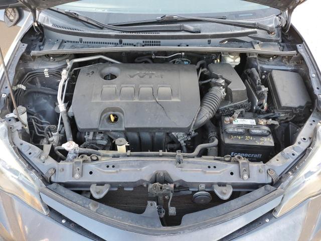 5YFBURHE1KP893631 - 2019 TOYOTA COROLLA L ნაცრისფერი ფოტო 11