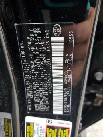 4T1DBADK6SU033234 - 2025 TOYOTA CAMRY XSE Schwarz Foto 12