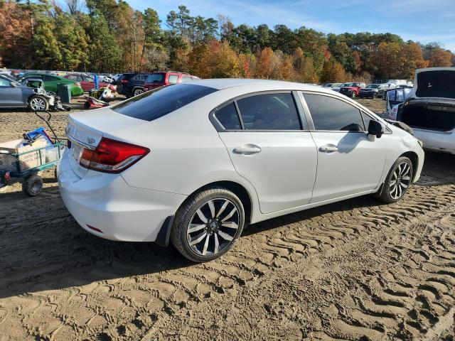 19XFB2F97FE215199 - 2015 HONDA CIVIC EXL WHITE photo 3