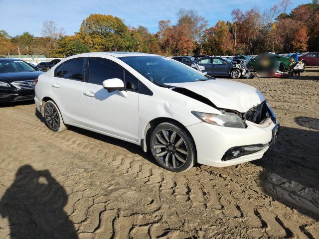 19XFB2F97FE215199 - 2015 HONDA CIVIC EXL WHITE photo 4