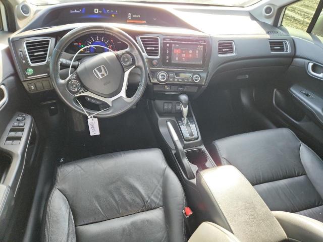 19XFB2F97FE215199 - 2015 HONDA CIVIC EXL WHITE photo 8