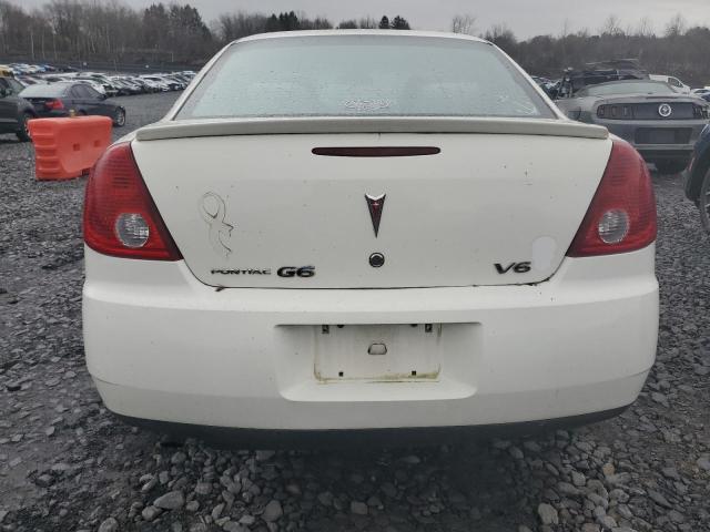 1G2ZG58N074225879 - 2007 PONTIAC G6 BASE WHITE photo 6
