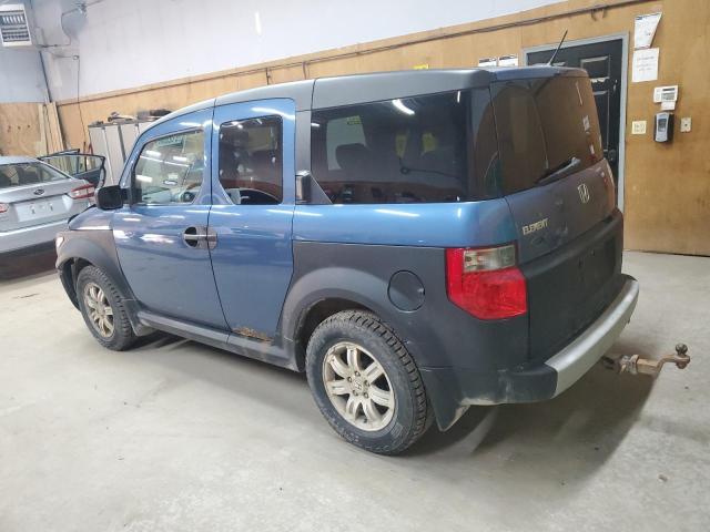 5J6YH286X6L002467 - 2006 HONDA ELEMENT EX BLUE photo 2