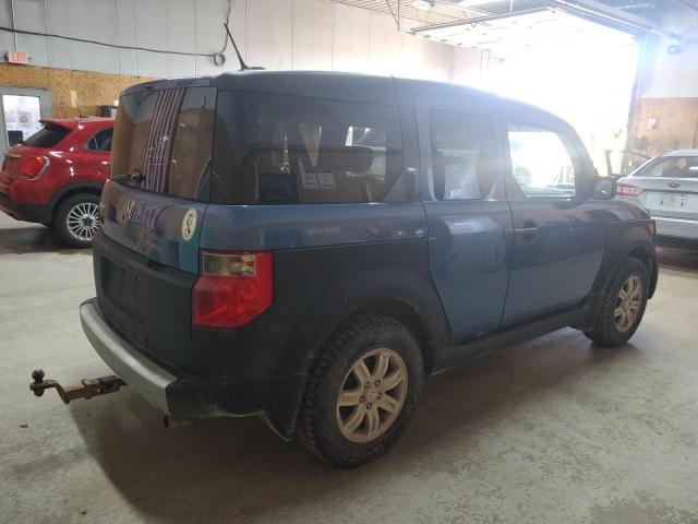 5J6YH286X6L002467 - 2006 HONDA ELEMENT EX BLUE photo 3