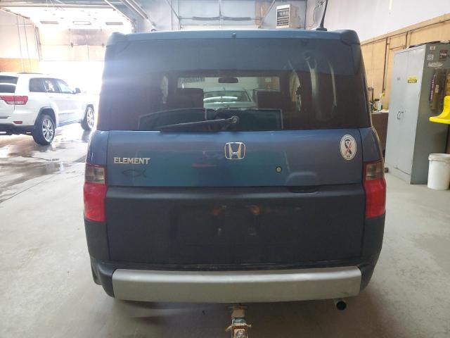 5J6YH286X6L002467 - 2006 HONDA ELEMENT EX BLUE photo 6