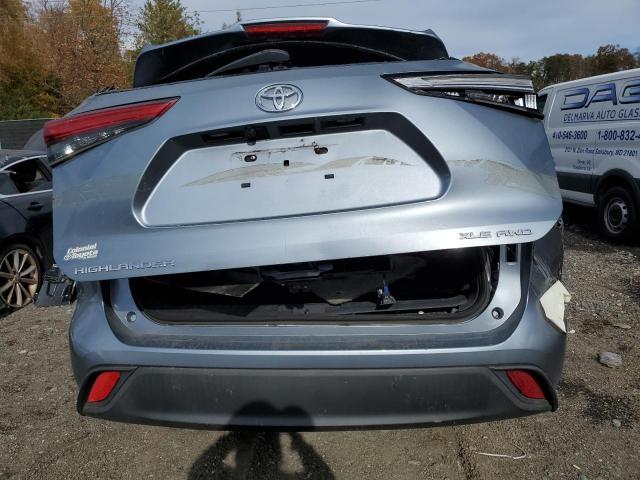 5TDHZRBH4LS030877 - 2020 TOYOTA HIGHLANDER XLE ვერცხლისფერი ფოტო 6