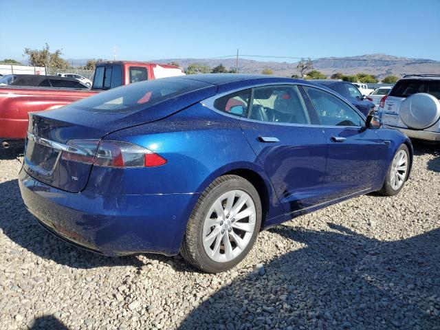 5YJSA1E1XHF184437 - 2017 TESLA MODEL S 蓝色 照片 3