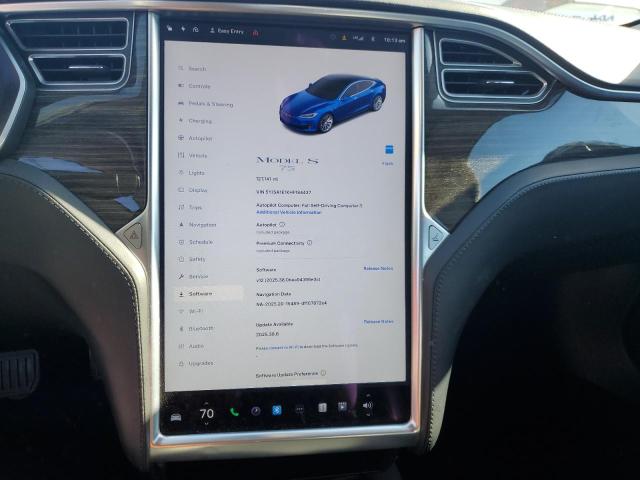 5YJSA1E1XHF184437 - 2017 TESLA MODEL S 蓝色 照片 9