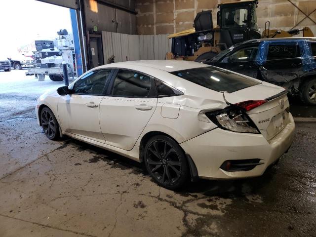 2HGFC2E89LH560287 - 2020 HONDA CIVIC SPORT WHITE photo 2