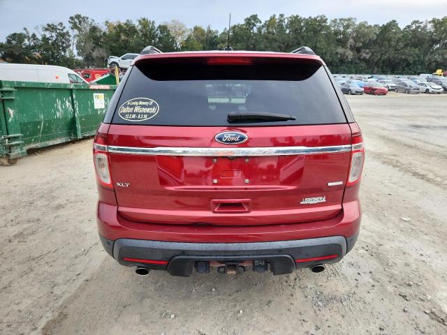 1FM5K8D85DGC80635 - 2013 FORD EXPLORER XLT Rot Foto 6