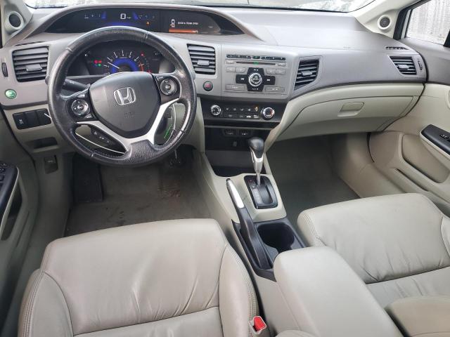 19XFB2F93CE312072 - 2012 HONDA CIVIC EXL SILVER photo 8