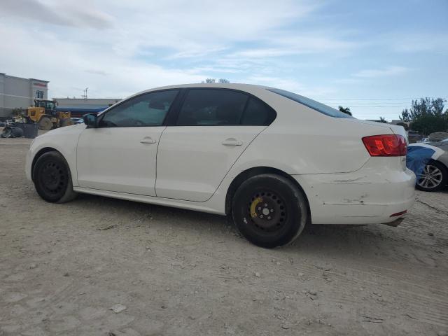 3VW2K7AJ1CM386767 - 2012 VOLKSWAGEN JETTA BASE WHITE photo 2