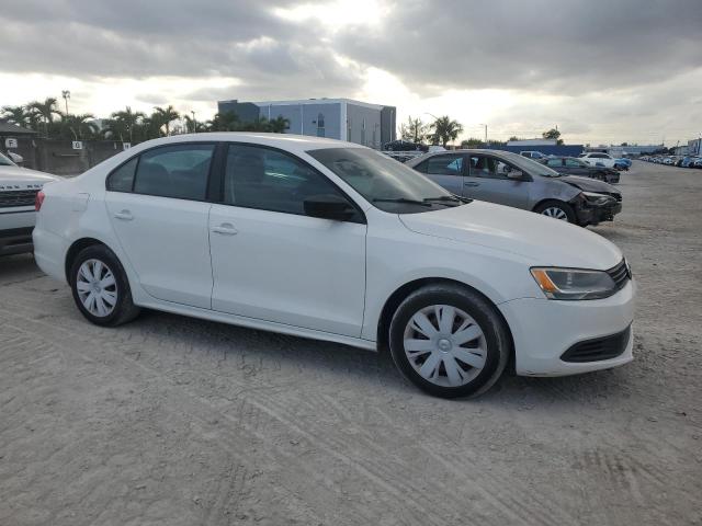 3VW2K7AJ1CM386767 - 2012 VOLKSWAGEN JETTA BASE WHITE photo 4