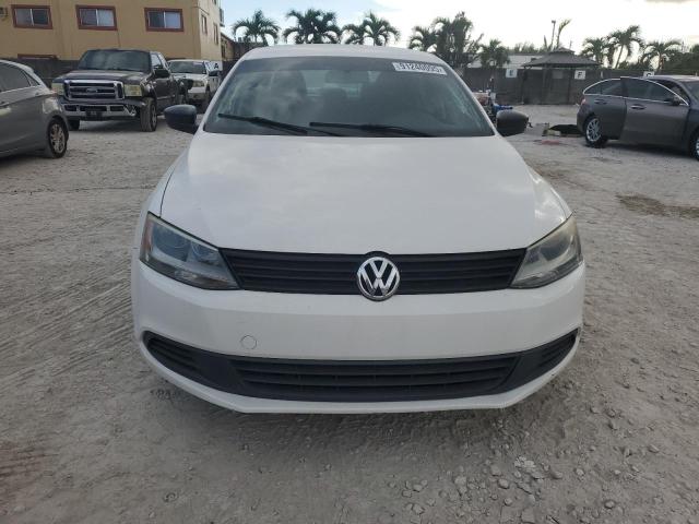 3VW2K7AJ1CM386767 - 2012 VOLKSWAGEN JETTA BASE WHITE photo 5