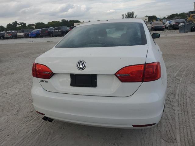 3VW2K7AJ1CM386767 - 2012 VOLKSWAGEN JETTA BASE WHITE photo 6