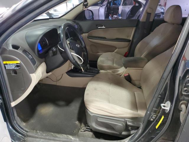 KMHDC86E09U040428 - 2009 HYUNDAI ELANTRA BLACK photo 7