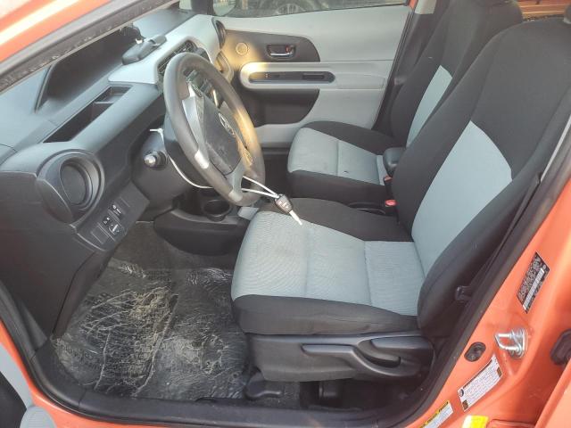 JTDKDTB38C1030559 - 2012 TOYOTA PRIUS C 橙色 照片 7