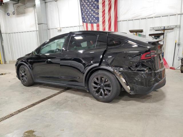 7SAXCAE50RF435019 - 2024 TESLA MODEL X Czarny zdjęcie 2