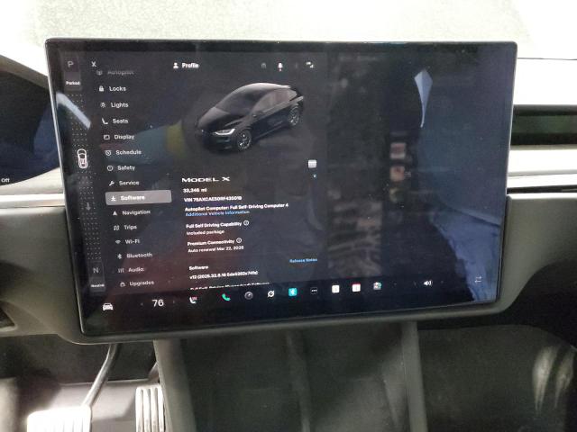 7SAXCAE50RF435019 - 2024 TESLA MODEL X Czarny zdjęcie 9