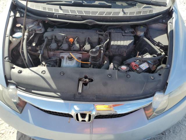 2HGFA1F5XAH324443 - 2010 HONDA CIVIC LX BLUE photo 11