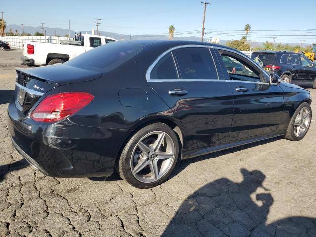 55SWF4KB7HU221461 - 2017 MERCEDES-BENZ C 300 4MATIC BLACK photo 3