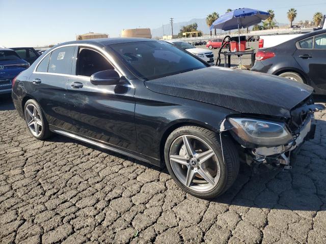 55SWF4KB7HU221461 - 2017 MERCEDES-BENZ C 300 4MATIC BLACK photo 4