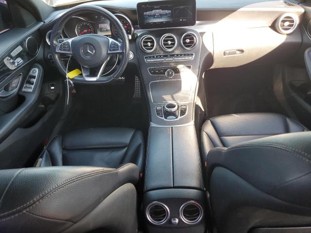 55SWF4KB7HU221461 - 2017 MERCEDES-BENZ C 300 4MATIC BLACK photo 8