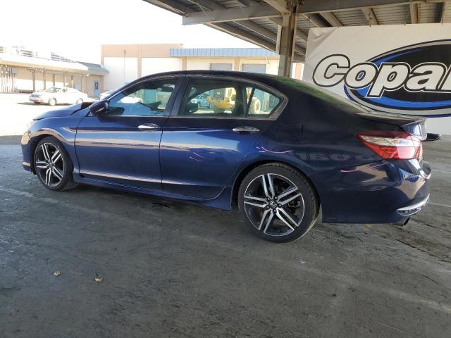 1HGCR2F59HA065339 - 2017 HONDA ACCORD SPORT 蓝色 照片 2
