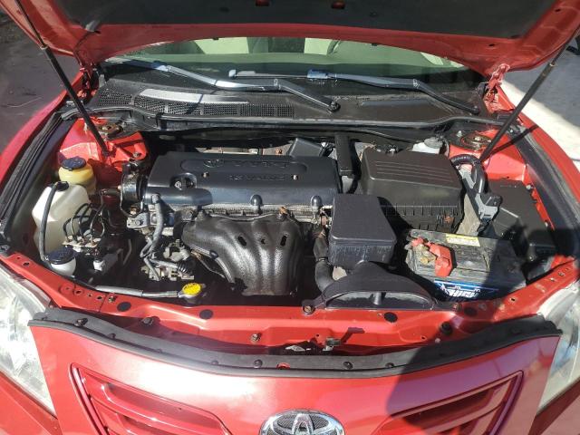 4T4BE46K47R009427 - 2007 TOYOTA CAMRY CE RED photo 11
