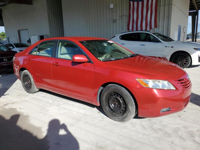 4T4BE46K47R009427 - 2007 TOYOTA CAMRY CE RED photo 4