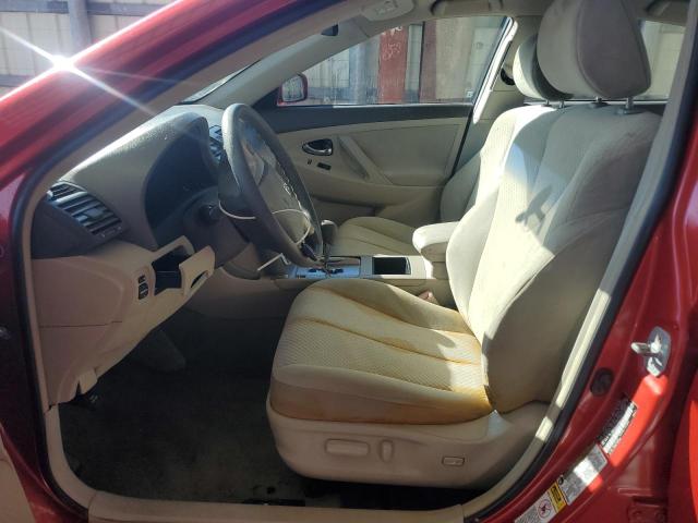 4T4BE46K47R009427 - 2007 TOYOTA CAMRY CE RED photo 7