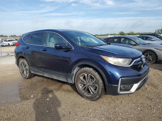 5J6RW1H5XNA000854 - 2022 HONDA CR-V EX BLUE photo 4