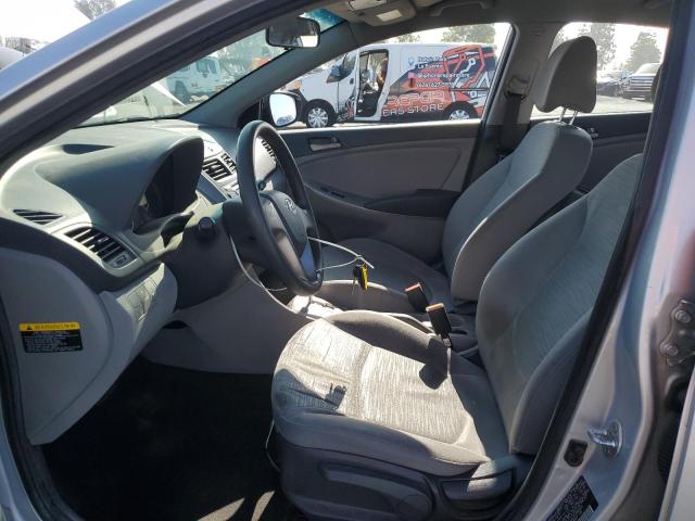 KMHCT4AE3FU886060 - 2015 HYUNDAI ACCENT GLS SILVER photo 7