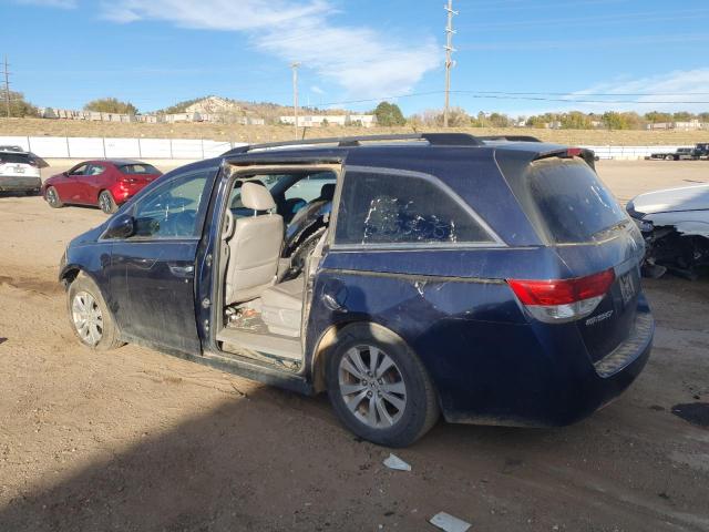 5FNRL5H65GB088706 - 2016 HONDA ODYSSEY EXL BLUE photo 2