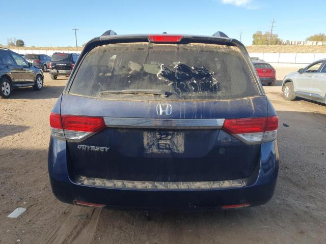 5FNRL5H65GB088706 - 2016 HONDA ODYSSEY EXL BLUE photo 6