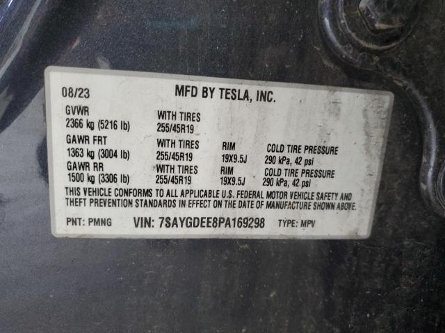 7SAYGDEE8PA169298 - 2023 TESLA MODEL Y Сұр фото 14