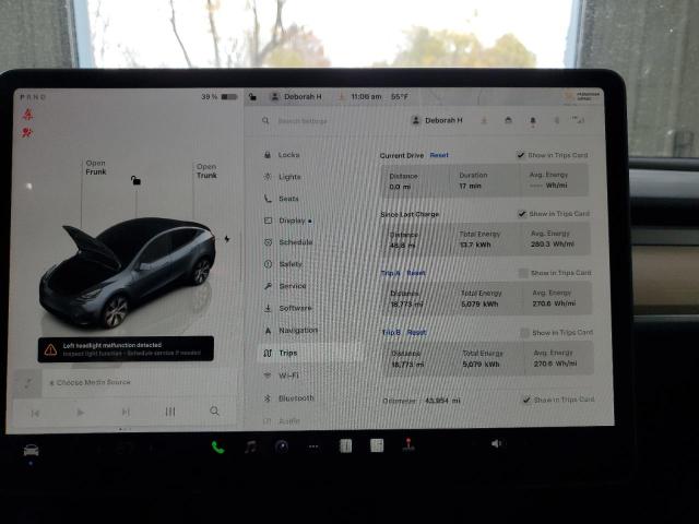 7SAYGDEE8PA169298 - 2023 TESLA MODEL Y Сұр фото 9