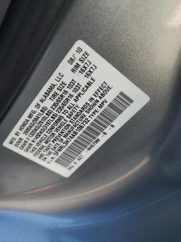 5FNRL3H74AB106732 - 2010 HONDA ODYSSEY EXL SILVER photo 13