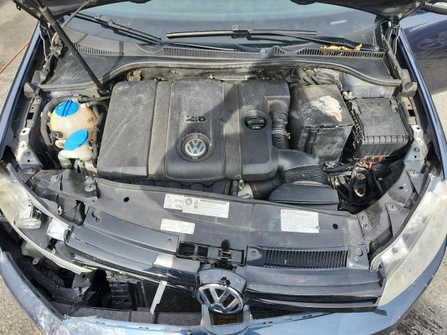 WVWDB7AJ1CW238369 - 2012 VOLKSWAGEN GOLF BLUE photo 11