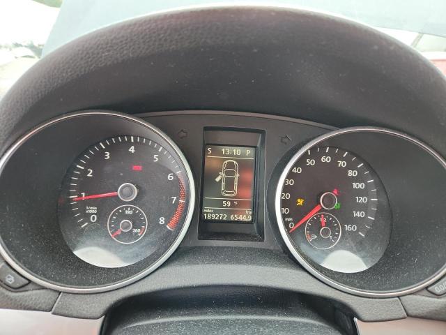 WVWDB7AJ1CW238369 - 2012 VOLKSWAGEN GOLF BLUE photo 9