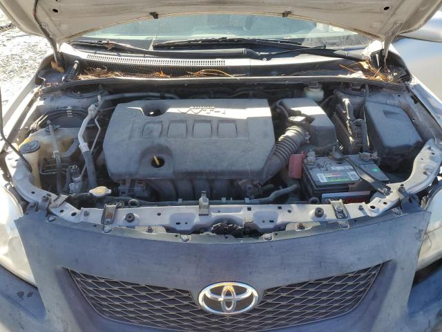 1NXBU4EE4AZ378143 - 2010 TOYOTA COROLLA BASE 银色 照片 11