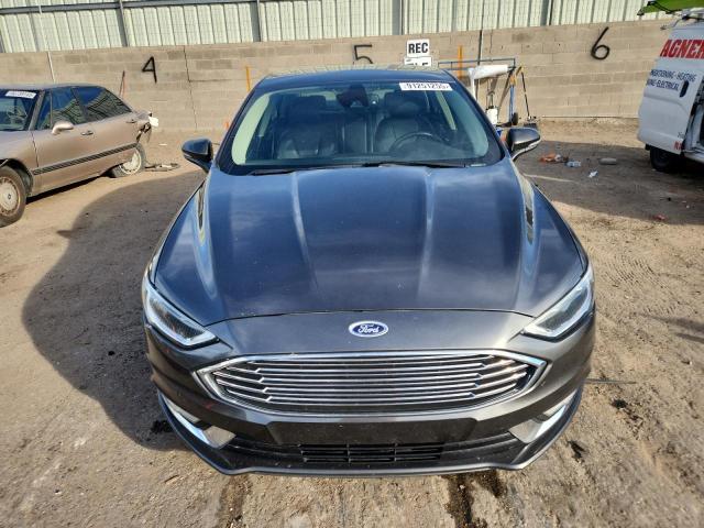 3FA6P0K94HR176987 - 2017 FORD FUSION TITANIUM GRAY photo 5