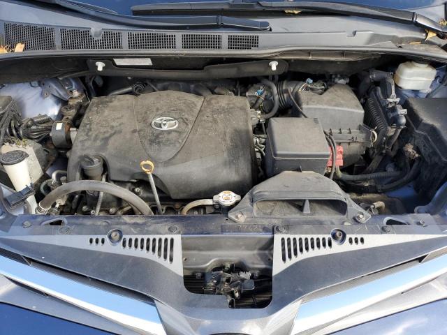 5TDDZ3DC9KS227832 - 2019 TOYOTA SIENNA XLE BLUE photo 12